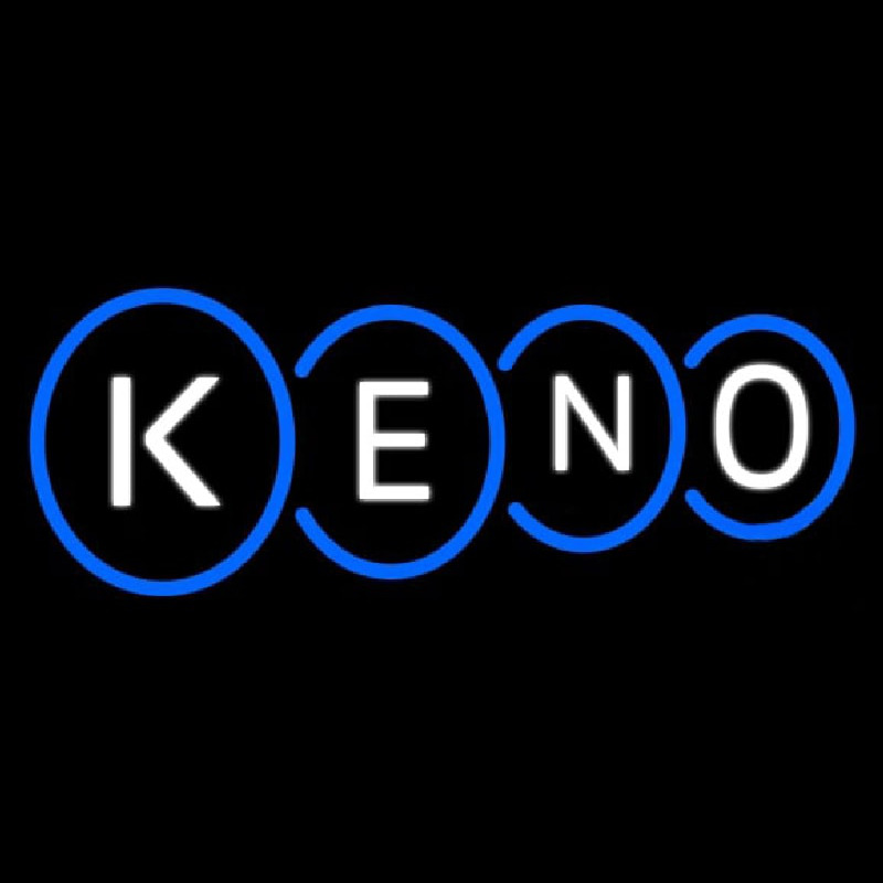 Keno With Border 1 Neonskylt