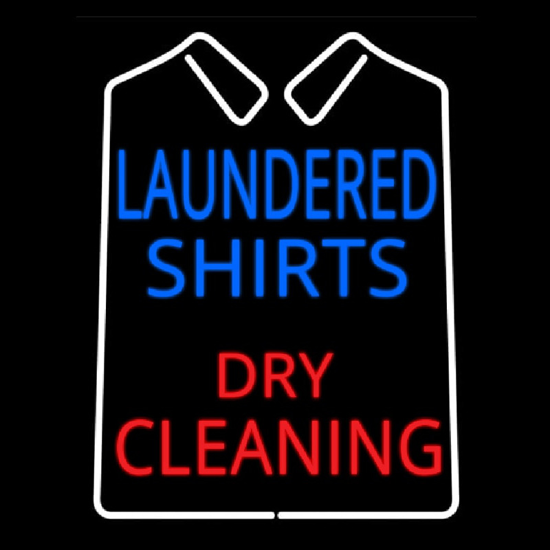 Laundered Shirts Neonskylt