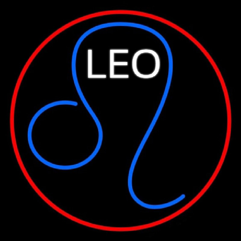 Leo Zodiac Neonskylt