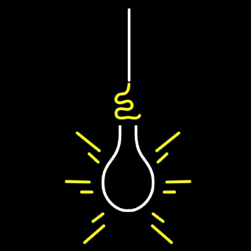 Lighting Bulb Neonskylt