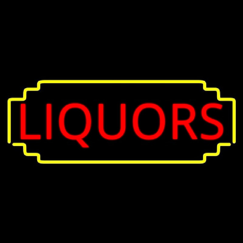 Liquors Neonskylt