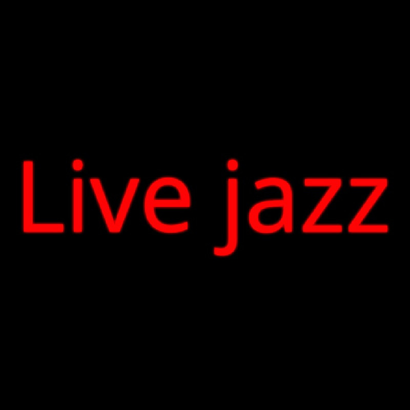 Live Jazz 1 Neonskylt