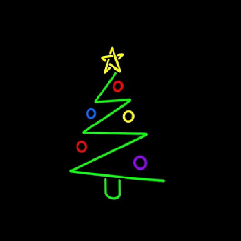 Logo Christmas Tree Neonskylt
