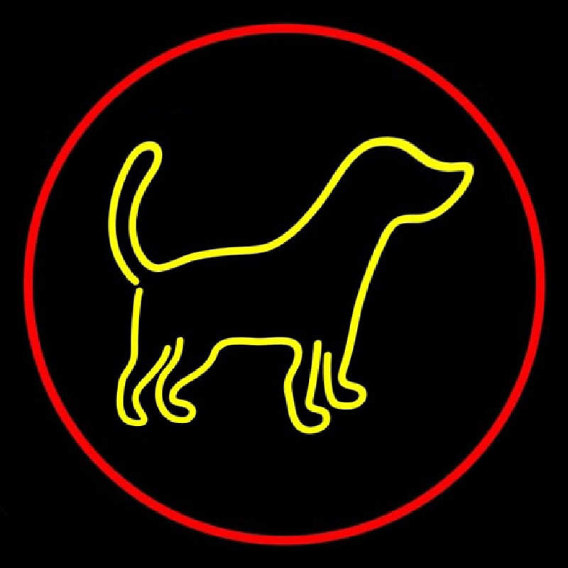 Logo Dog 2 Neonskylt