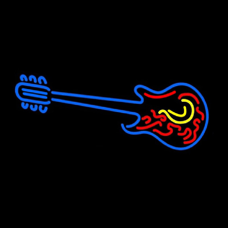 Logo Guitar 1 Neonskylt