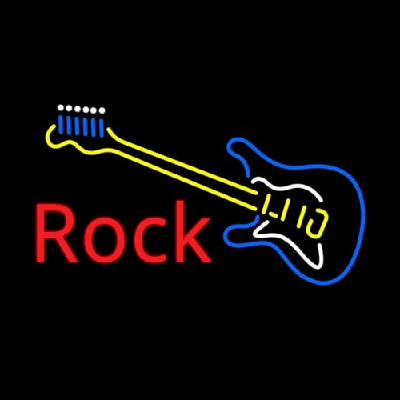 Logo Of Guitar Neonskylt