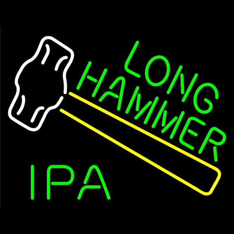 Long Hammer Ipa Neonskylt