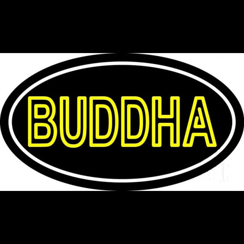 Lord Buddha With Border Neonskylt