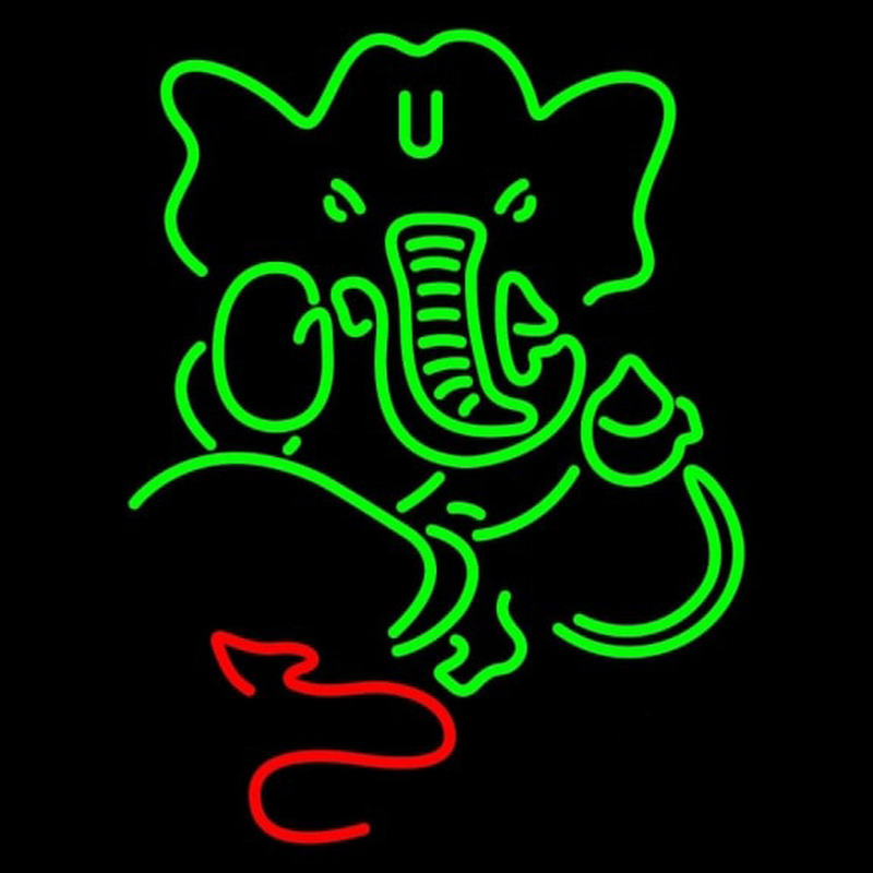 Lord Ganesha Neonskylt