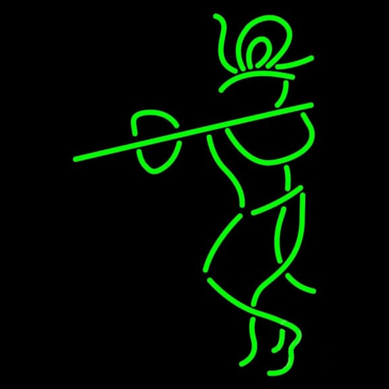 Lord Krishna Neonskylt