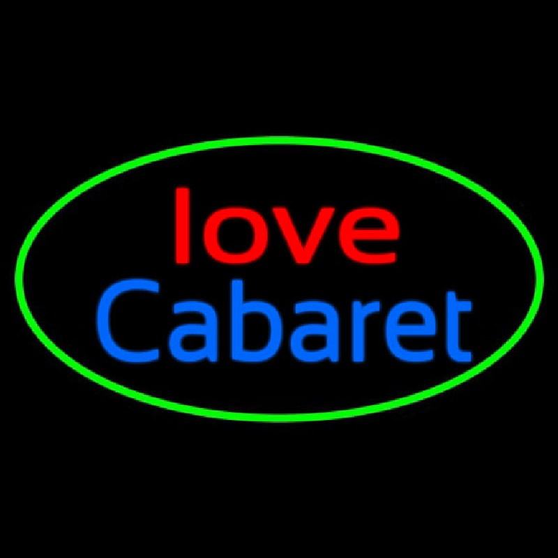 Love Cabaret Neonskylt