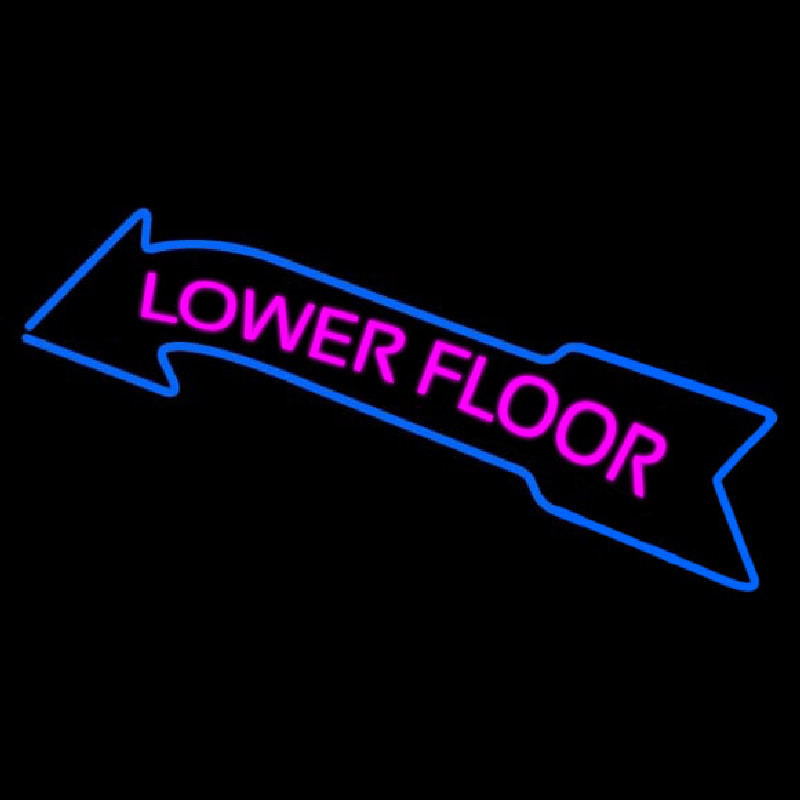 Lower Floor Neonskylt