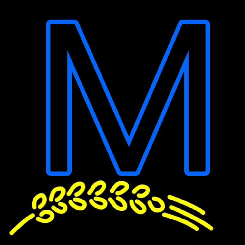 M Neonskylt