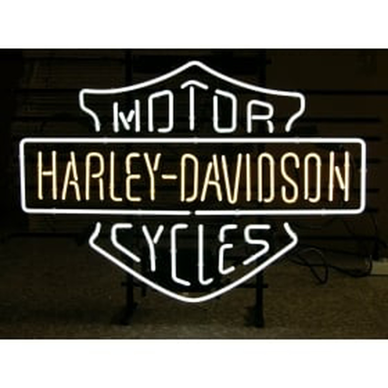 MOTOR CYCLES HARLEY-DAVIDSON Neonskylt