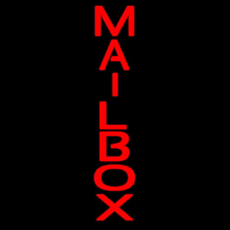 Mailbo  Vertical Neonskylt