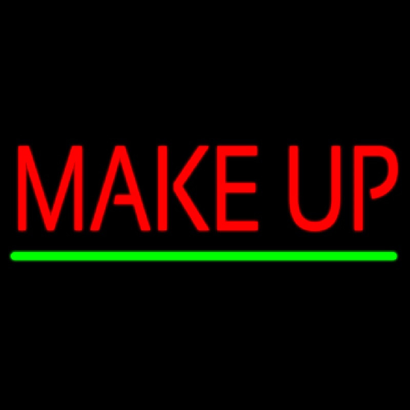 Make Up Neonskylt