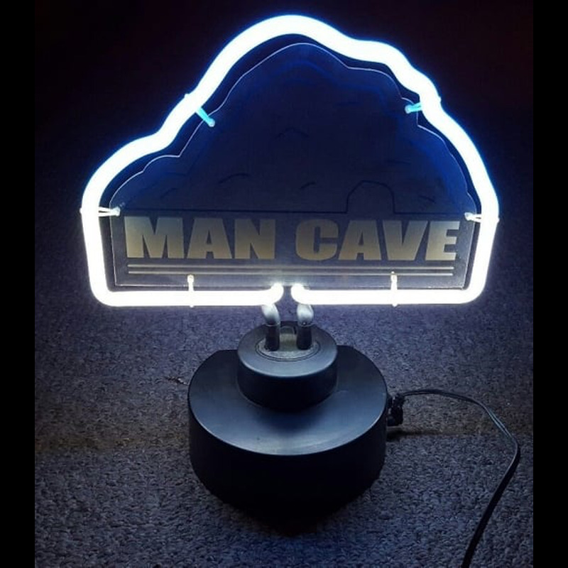 Man Cave Desktop Neonskylt