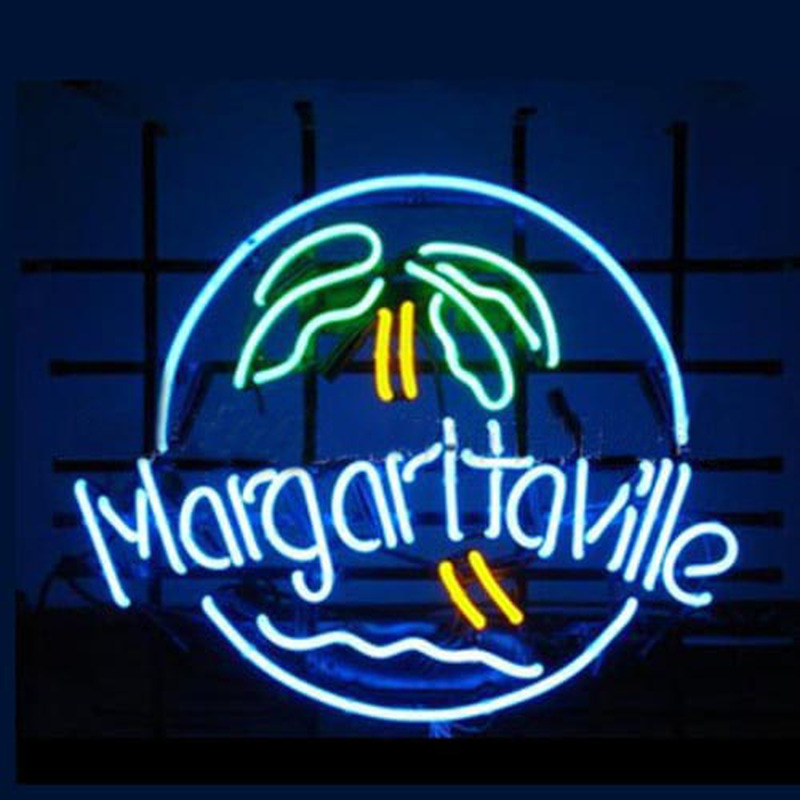 Margaritaville Butik Öppet Neonskylt