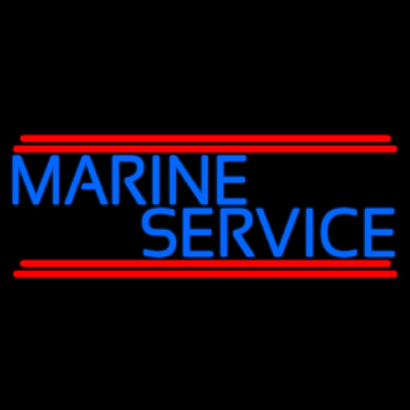 Marine Service Neonskylt