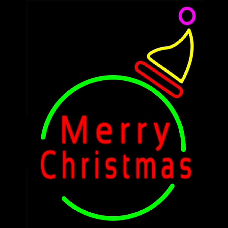 Marry Christmas Logo 2 Neonskylt