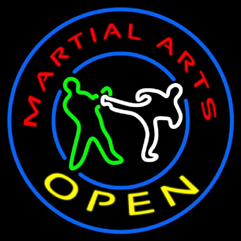 Martial Arts Neonskylt