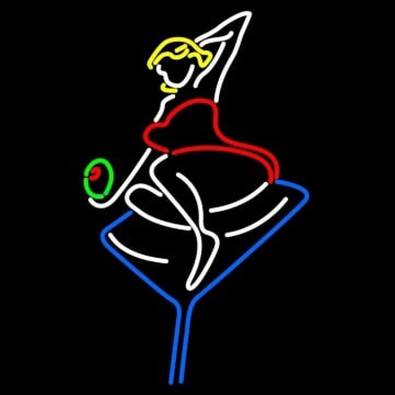 Martini Girl Neonskylt