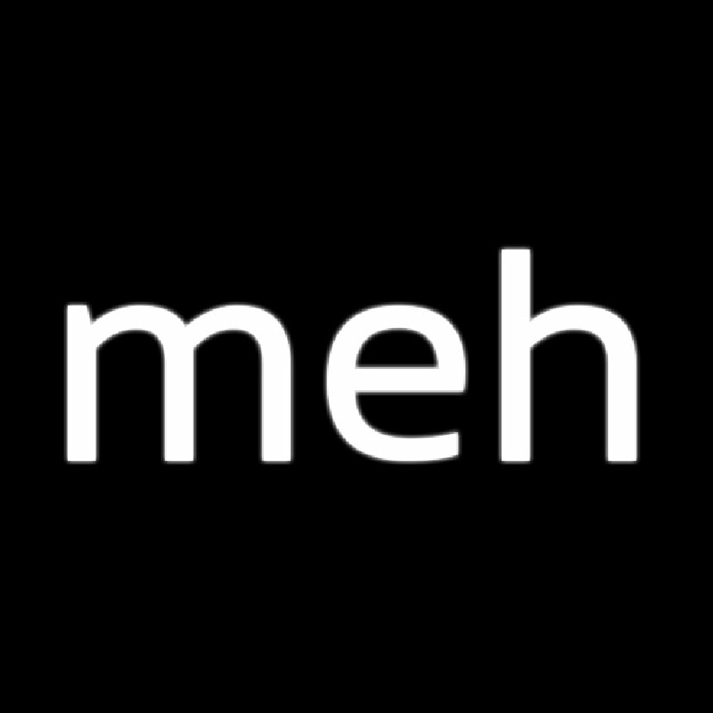 Meh Neonskylt