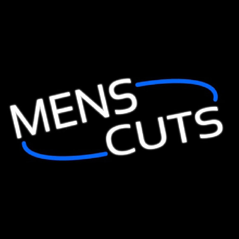 Mens Cuts Neonskylt