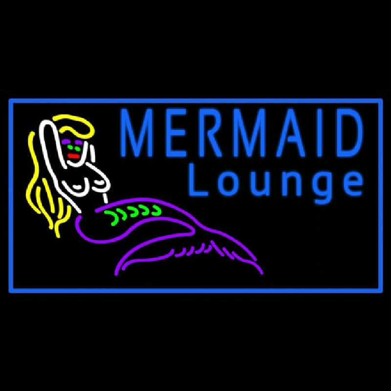 Mermaid Lounge Neonskylt