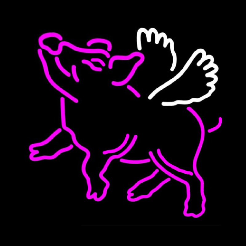 Mfg Flying Pig Neonskylt