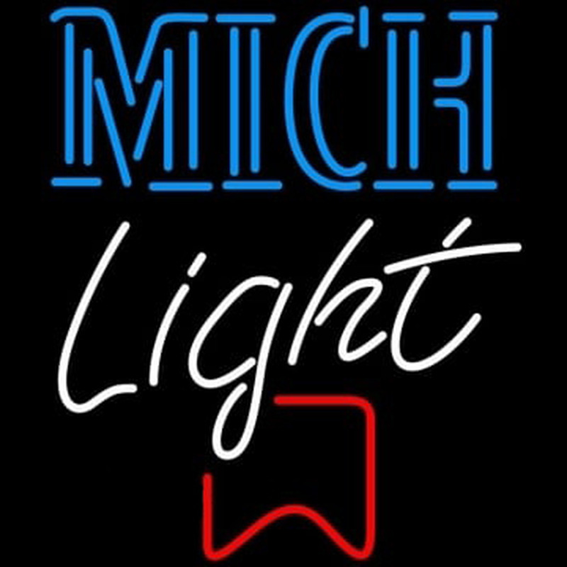 Michelob Light Mich Neonskylt