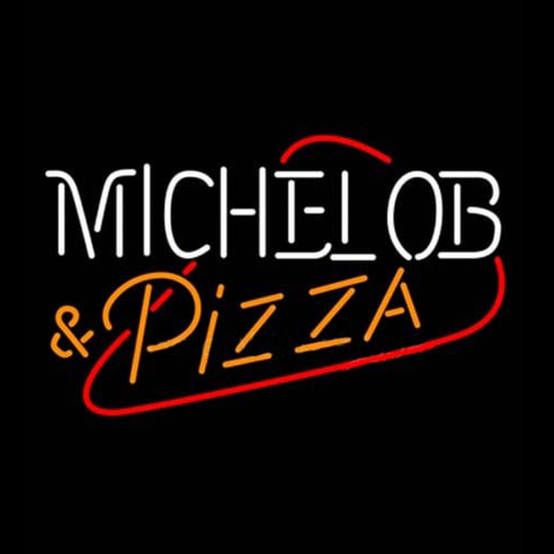Michelob Pizza Neonskylt