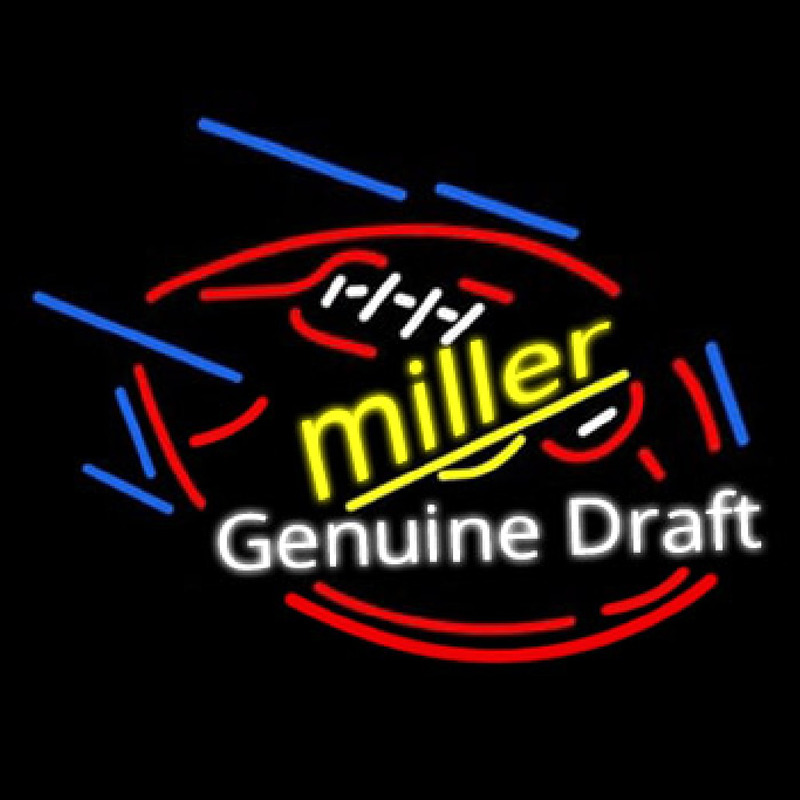 Miller Genuine Draft Foot Ball Neonskylt