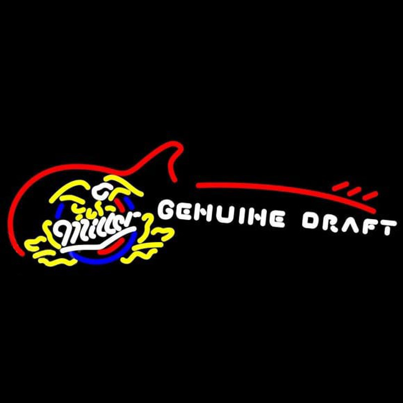 Miller Genuine Draft Sun with Cactus Beer Sign Neonskylt