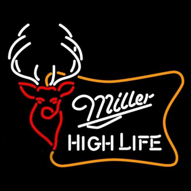 Miller High Life Buck Neonskylt