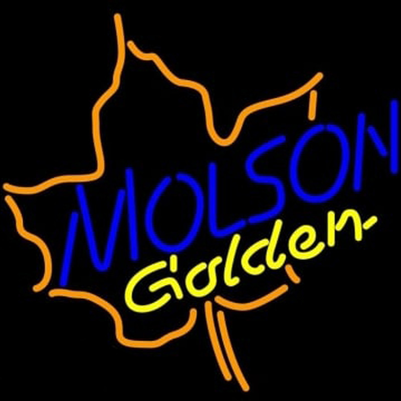 Molson Golden Maple Leaf Neonskylt