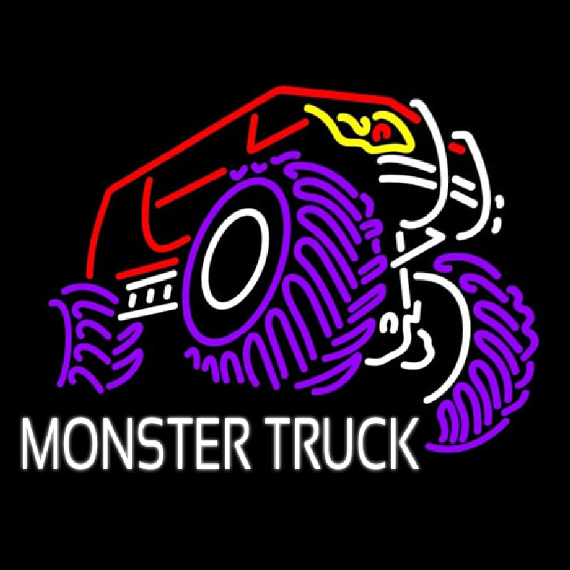 Monster Truck Neonskylt