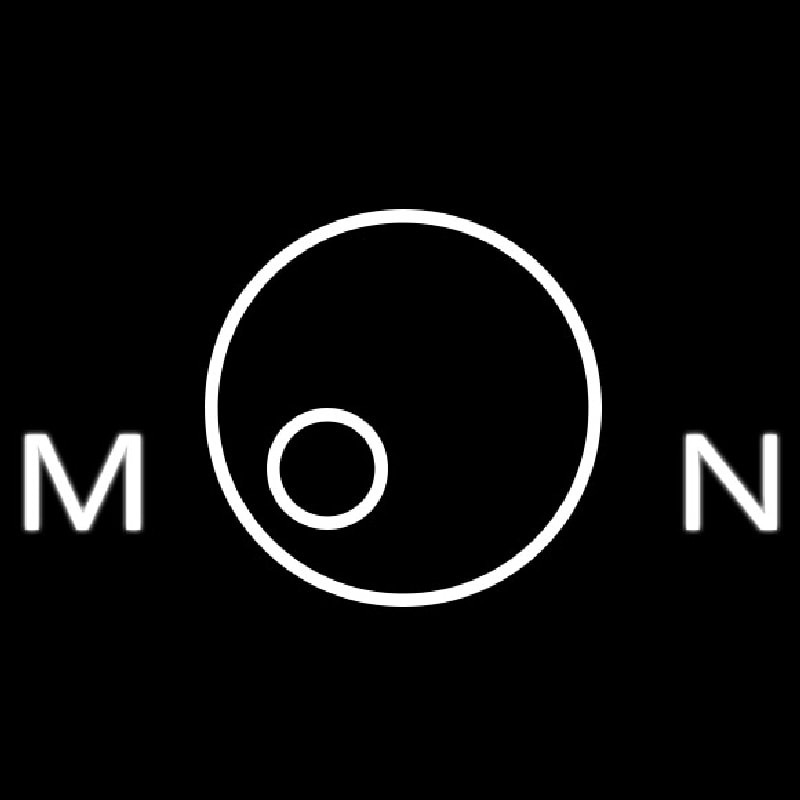 Moon Logo Neonskylt