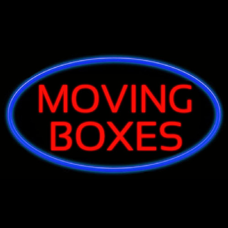 Moving Bo es Neonskylt