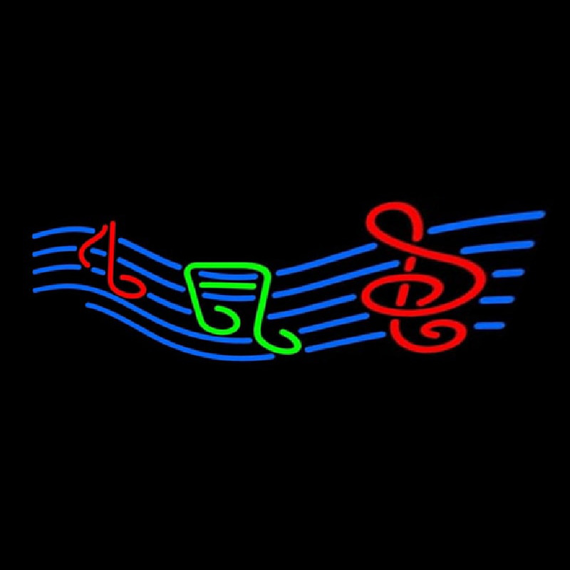 Musical Note 1 Neonskylt