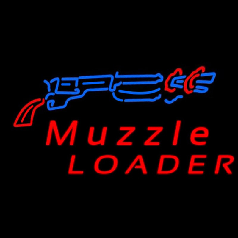 Muzzle Loader Neonskylt