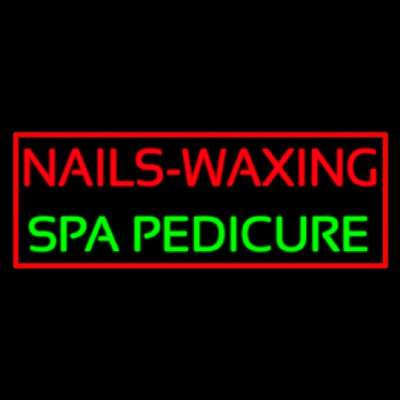 Nails Wa ing Spa Pedicure Neonskylt