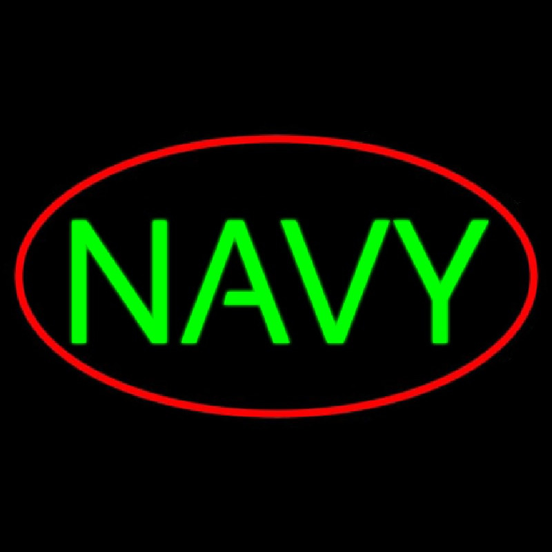 Navy Block Neonskylt