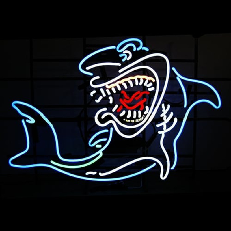 New Shark Neonskylt