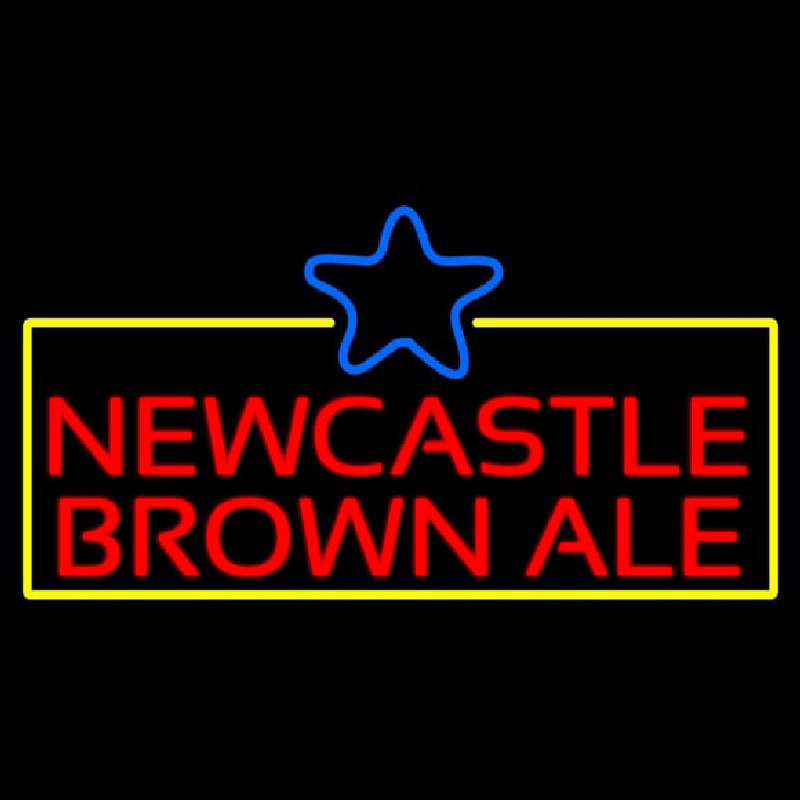 Newcastle Brown Ale Neonskylt