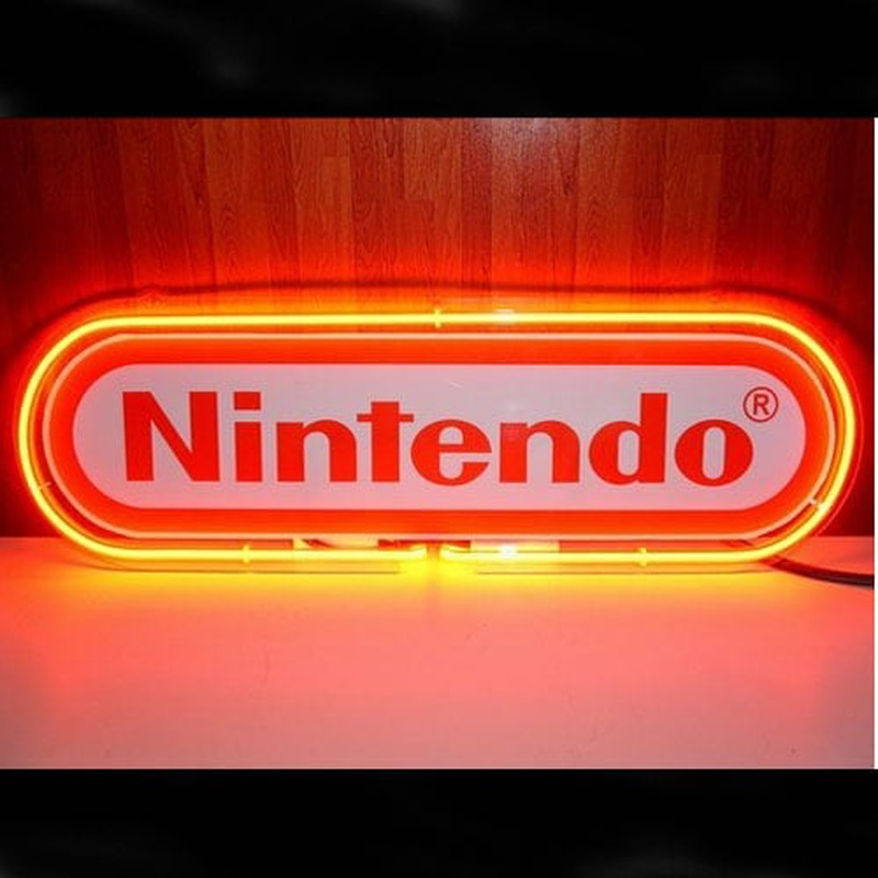 Nintendo Red Neonskylt