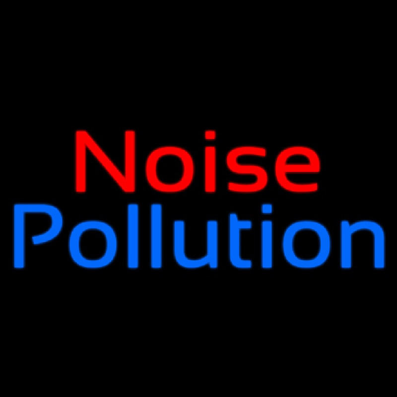 Noise Pollution Neonskylt