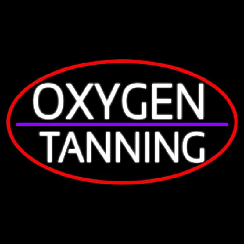 O ygen Tanning Neonskylt