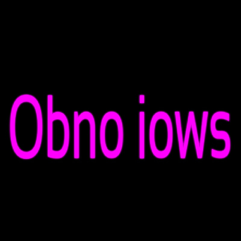 Obno iows Neonskylt
