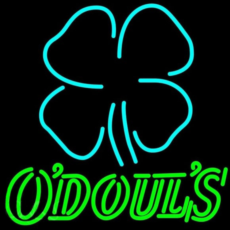 Odouls Clover Beer Sign Neonskylt